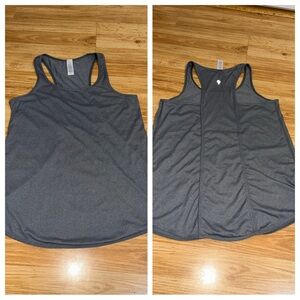 Lululemon Ivivva Big Girls Scallop Hem Racerback AthleticWear Tank Top Sz 14
